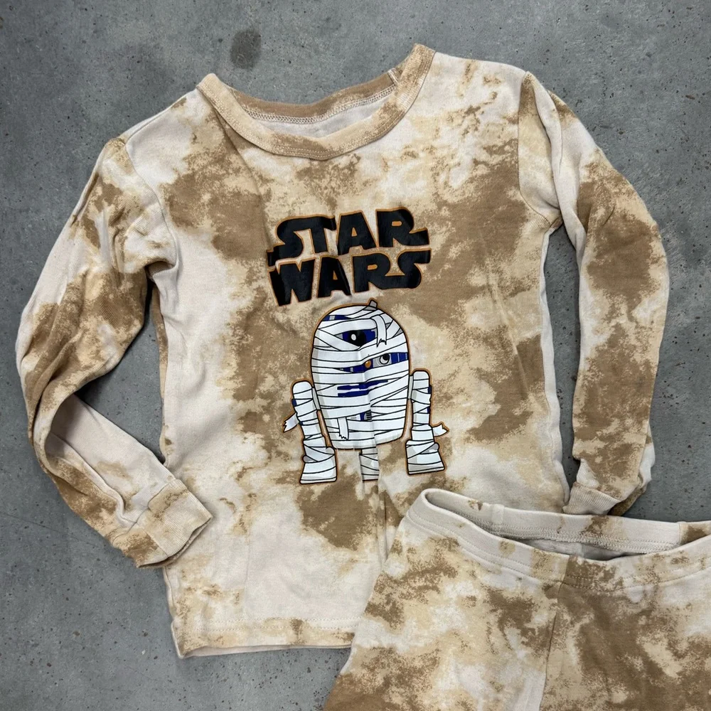 GAP Star Wars R2-D2 Tie-Dye Pajama Set – Size 4 Years